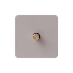 Curve Design Dimmer Suede-Brass
