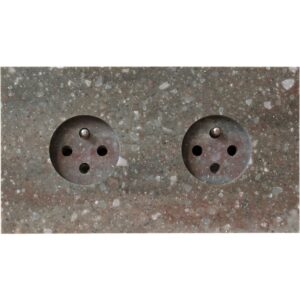 Edge Double Design Socket - Edge Dubbel Design Stopcontact