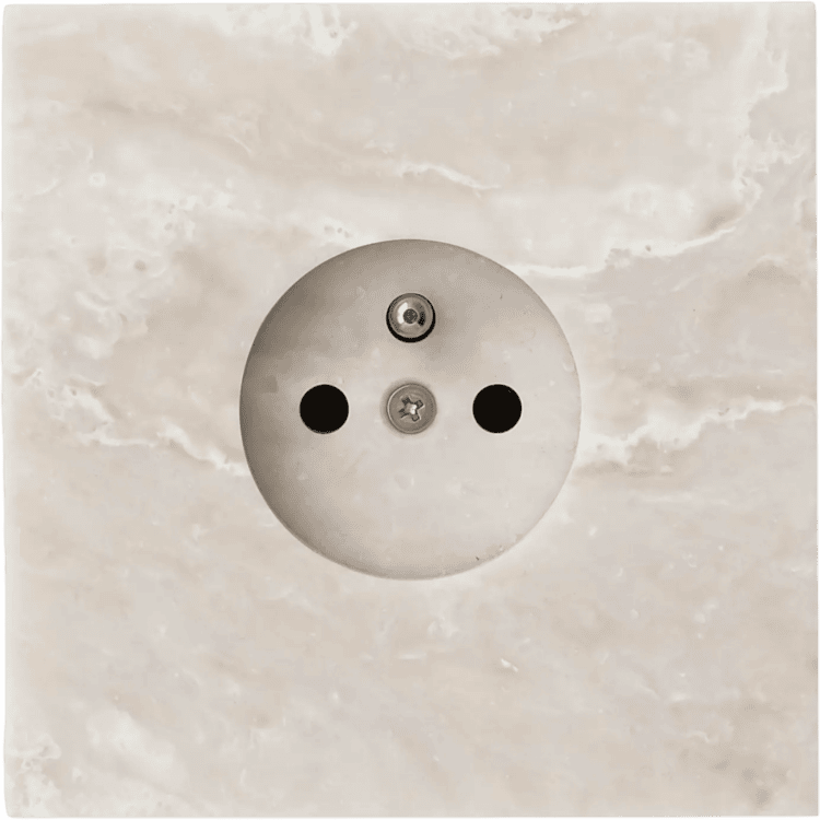 Modern ontwerp stopcontact in marmer solid surface